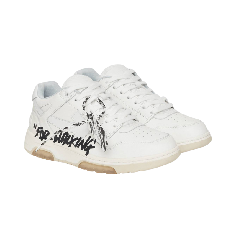 Sale! OFF-WHITE Out Of Office low Tops for Walking for – White Black