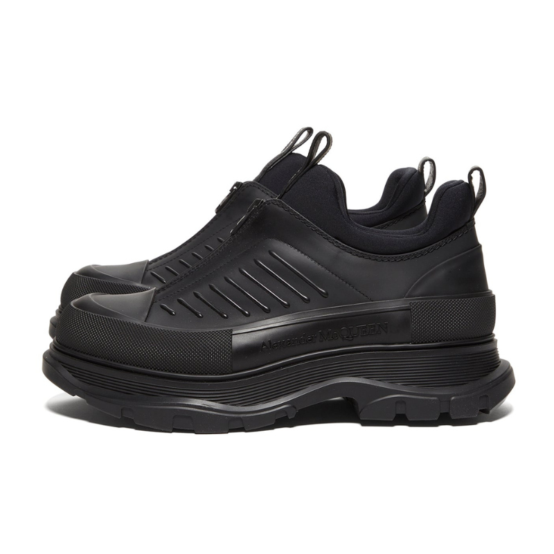 Alexander McQueen Tread Slick Zip Up – Black