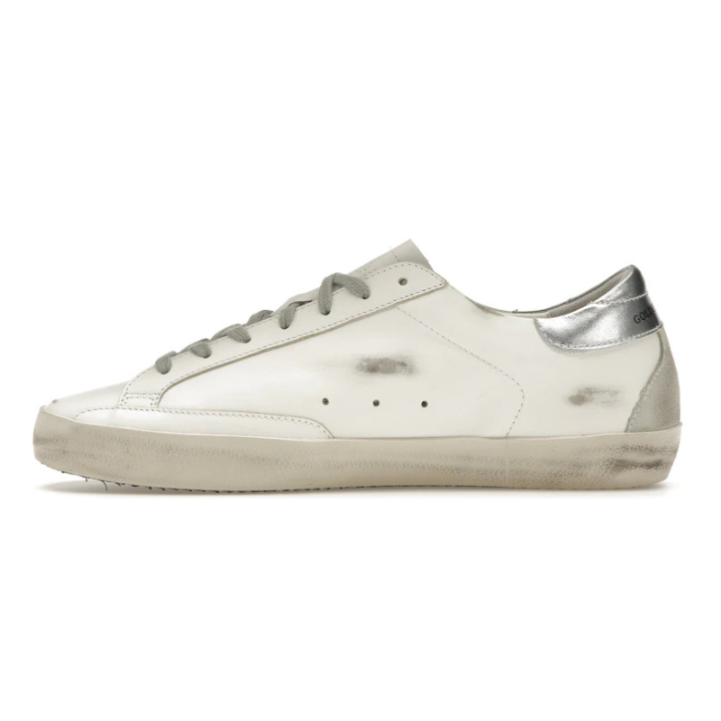 Sale! Golden Goose Super-Star – White Silver