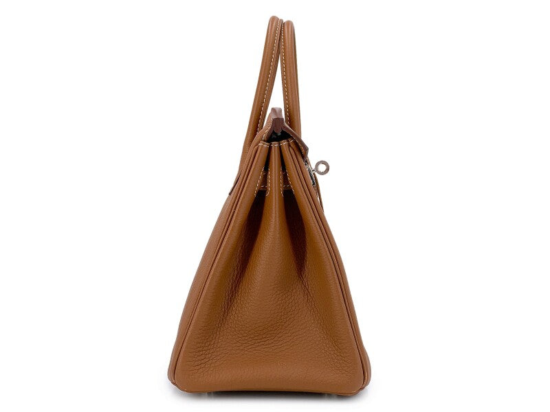 HERMÈS | Gold Togo BIRKIN 30CM OF TOGO LEATHER WITH Palladium HARDWARE